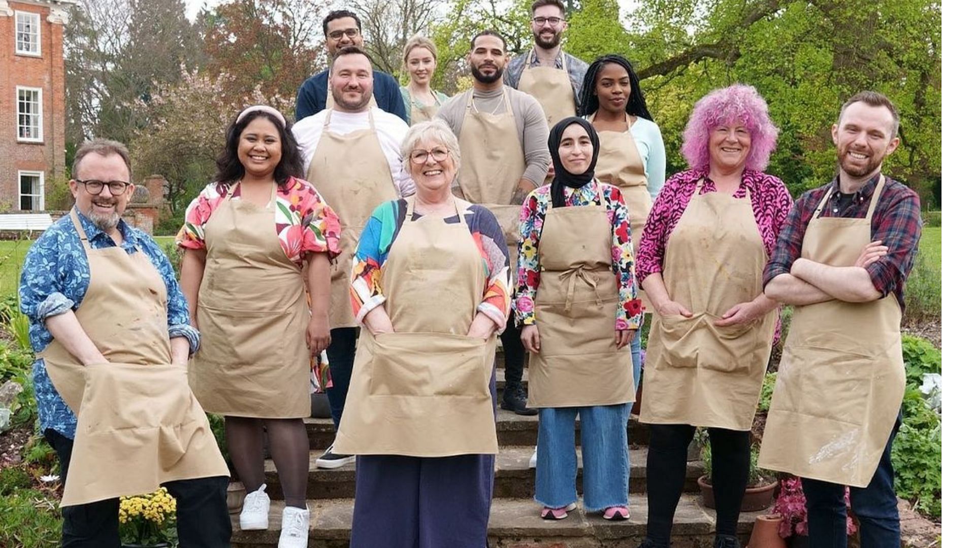 Contestants from The Great British Baking Show season 10