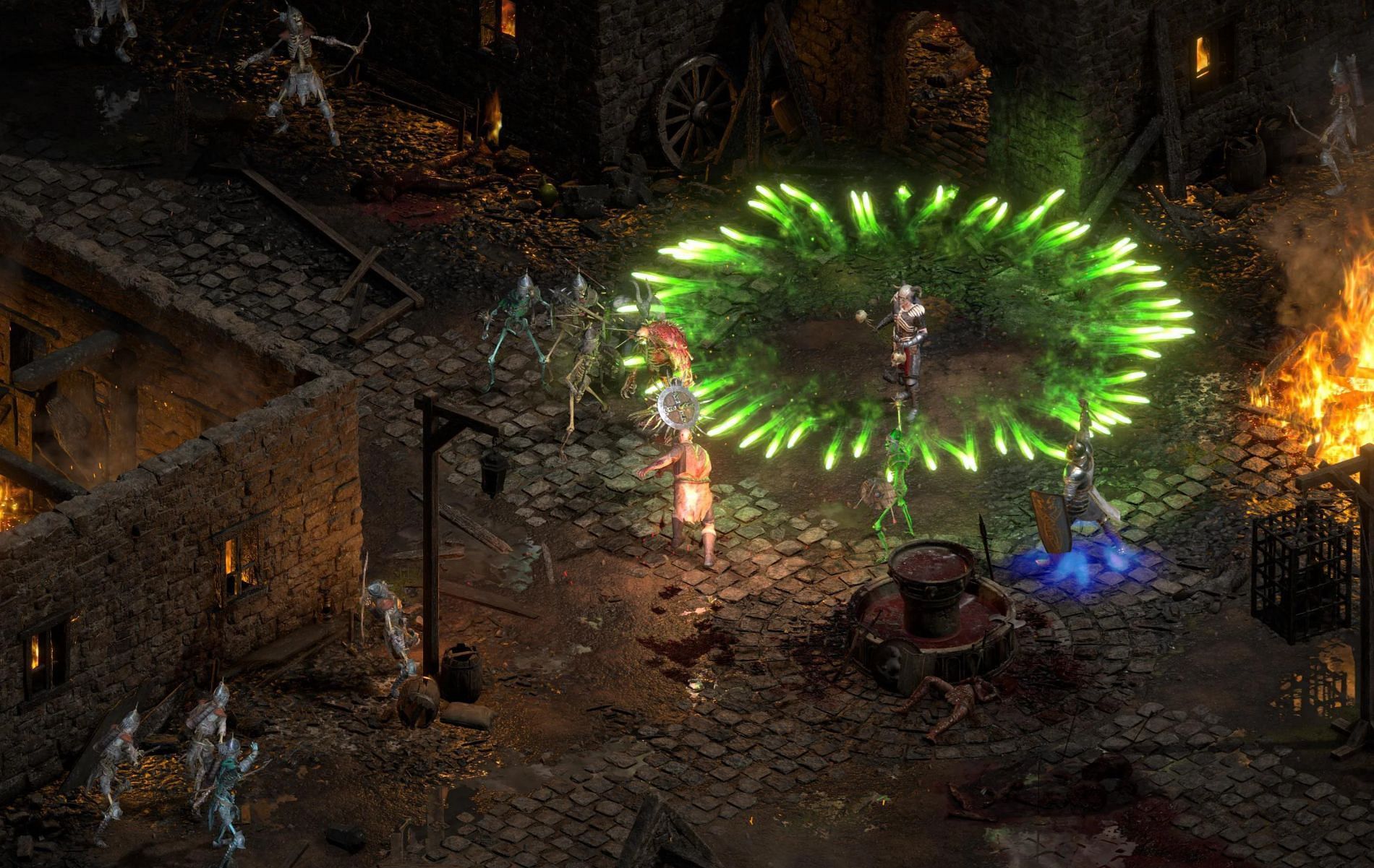 Poison Necromancers can deal huge a amount of area damage (Image via Blizzard Entertainment)