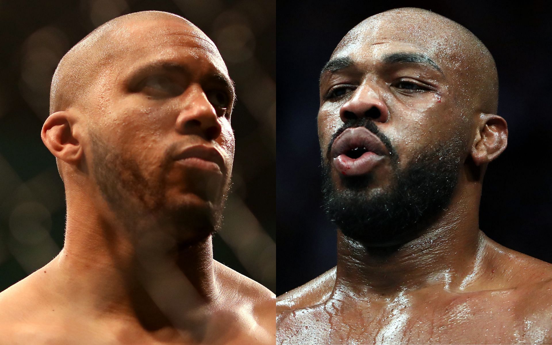 Ciryl Gane (left) and Jon Jones (right). [Images courtesy: Getty Images]