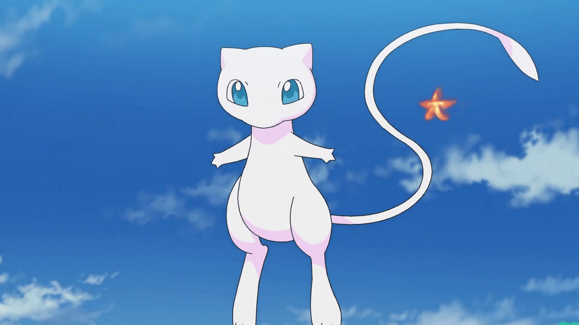Mew in the Journeys anime (Image via The Pokemon Company)