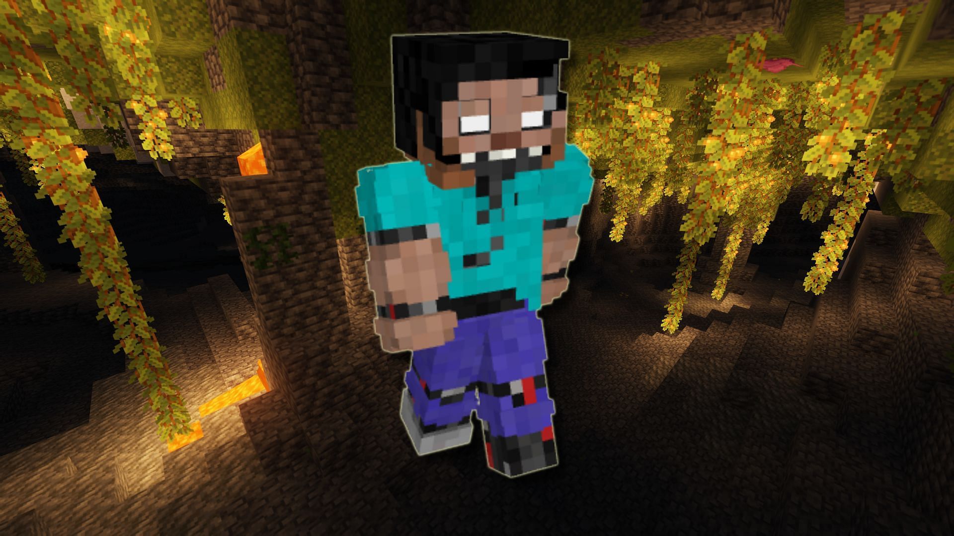 An example of an Animatronic Steve skin (Image via Minecraft)