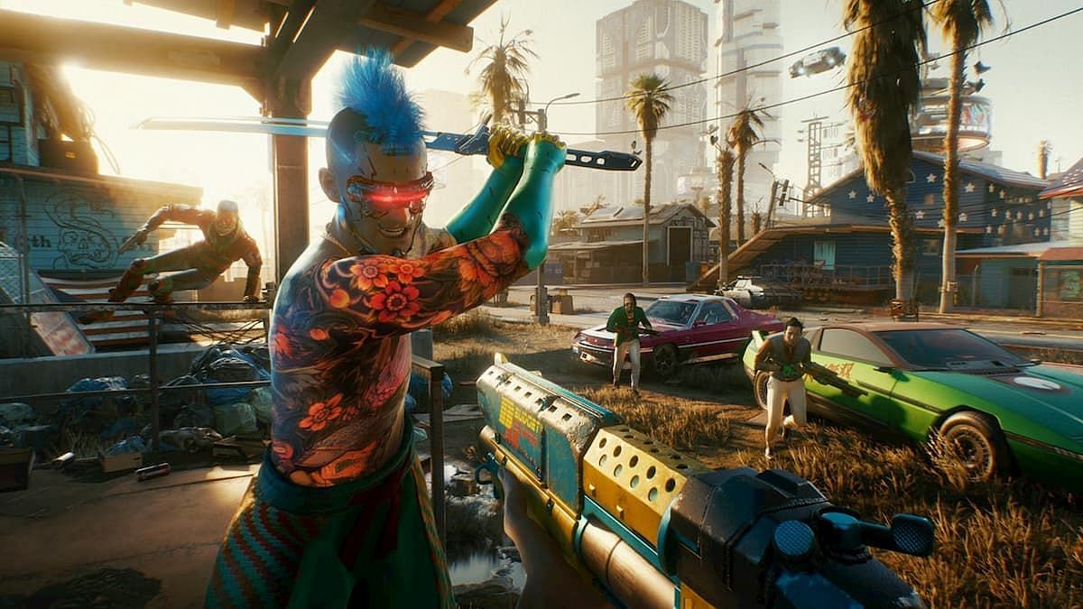Expect balanced fights throughout Cyberpunk 2077 with this mod (Image via CD PROJEKT Red)
