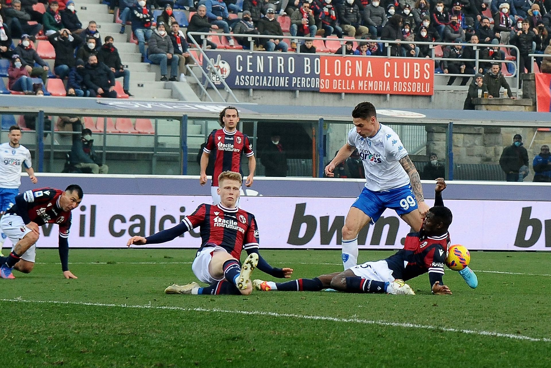 Bologna - Empoli placar ao vivo, H2H e escalações