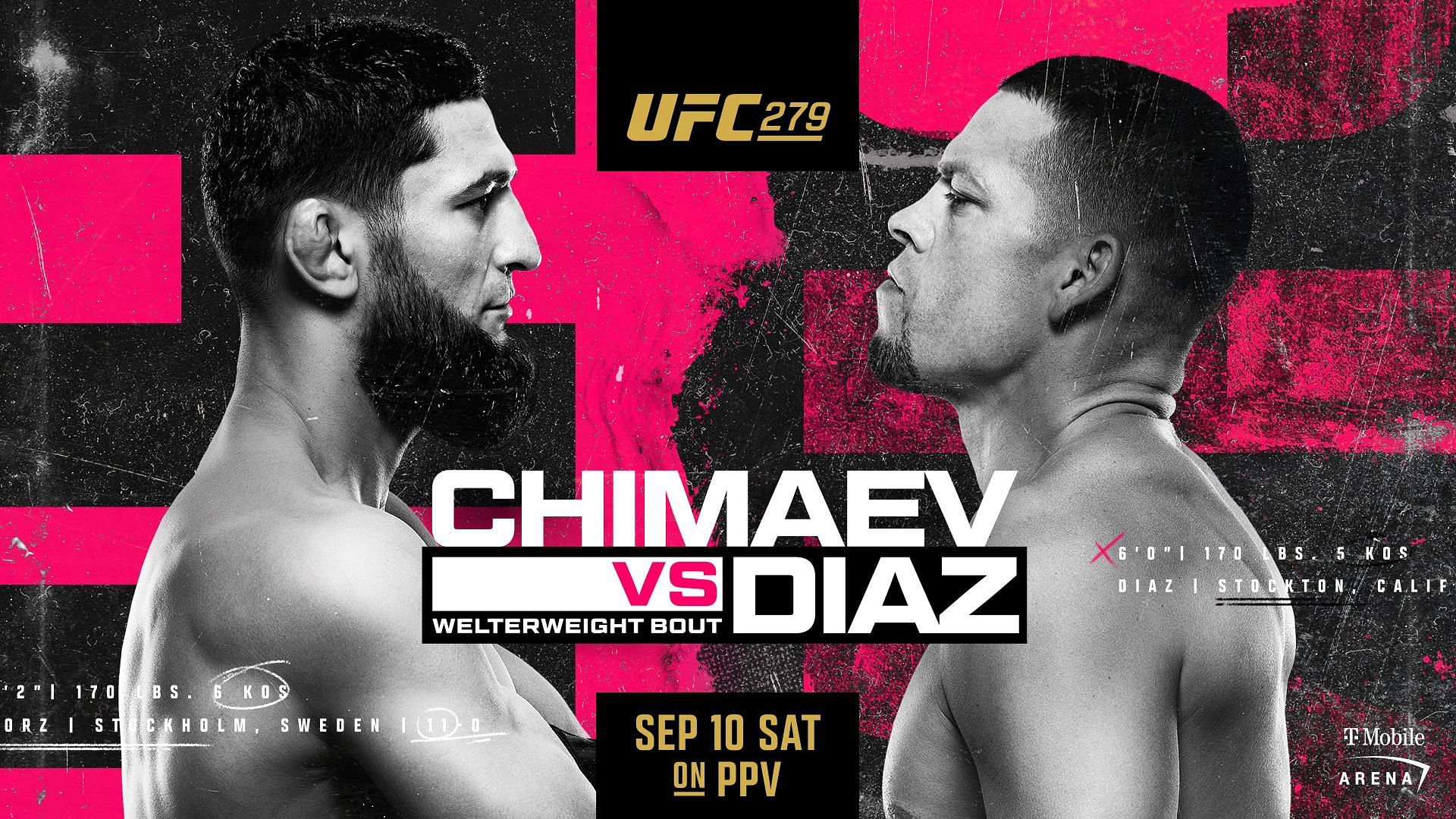 UFC 279 poster [Image via @btsportufc on Instagram]