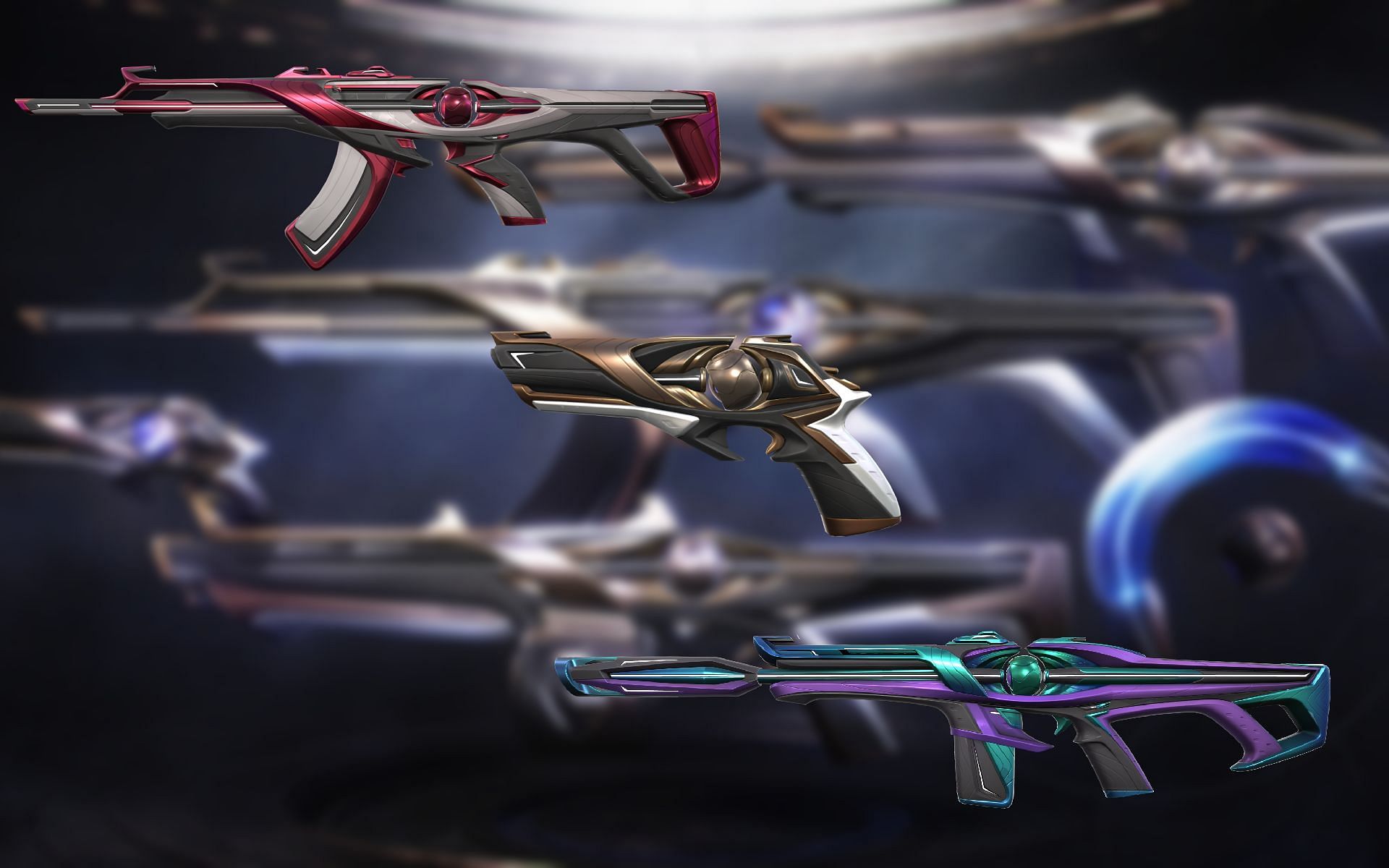 Valorant`s ChronoVoid Skin Collection (Image via Riot Games)