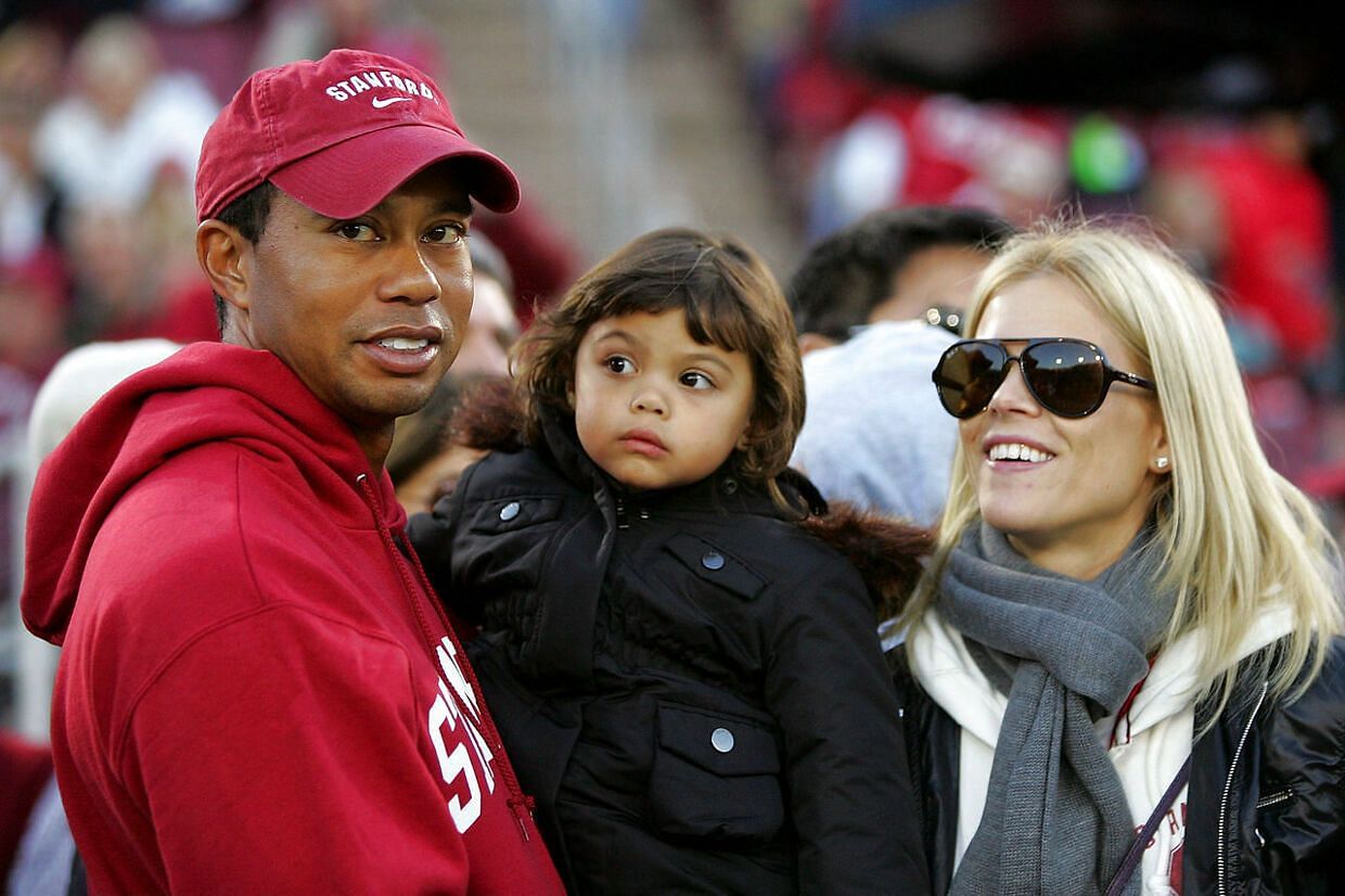 Tiger Woods and Elin Nordegren (Image via Ezra Shaw/BT)