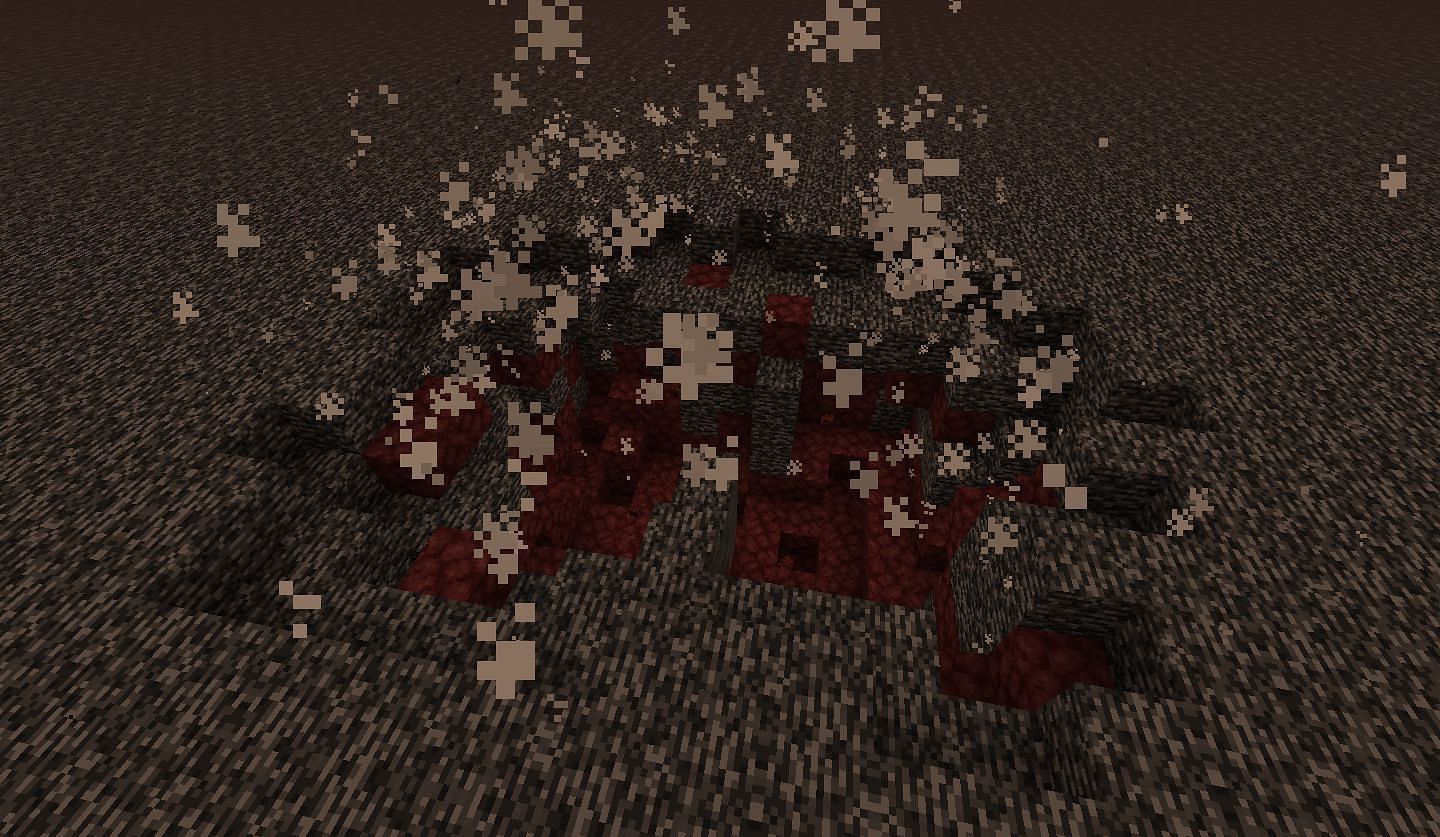 TNT exploding and breaking bedrock after the Minecraft mod is installed (Image via CurseForge)
