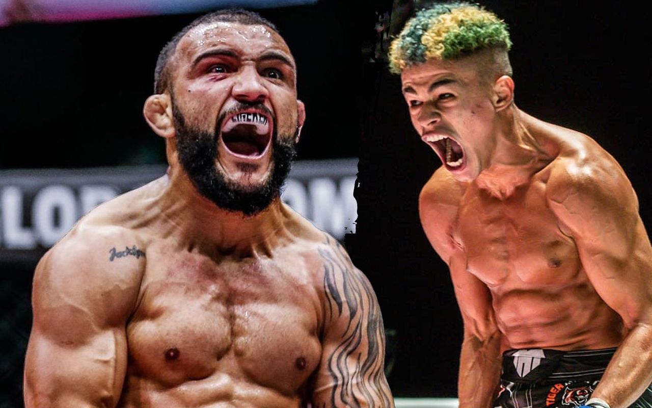 John Linker (L) wants to send a message against trash-talking challenger Fabricio Andrade (R) at ONE on Prime Video 3. | Photos by ONE Championship