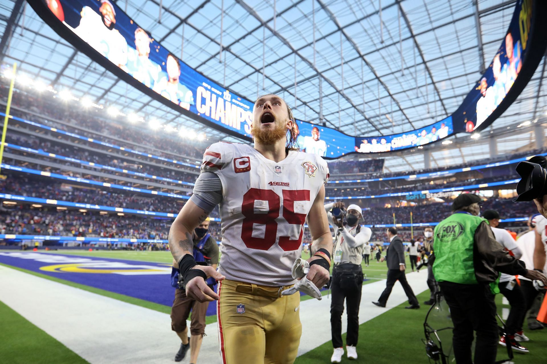 George Kittle's groin injury has lingered, keeping him out of