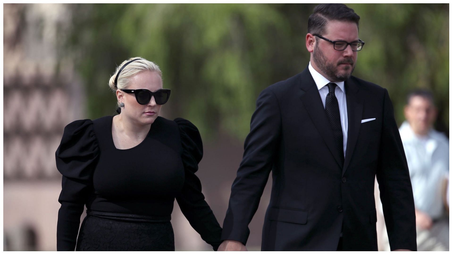 Meghan McCain and Ben Domenech are ready to welcome their second child (Image via Justin Sullivan/Getty Images)