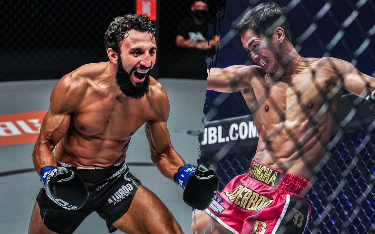 Chingiz Allazov (L) wants to shock the world in his upcoming title fight with Superbon Singha Mawwin (R) | Photos by ONE Championship