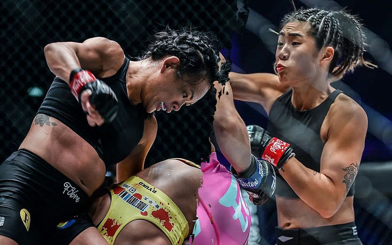 Tiffany Teo (left) and Angela Lee (right). [Photos ONE Championship]