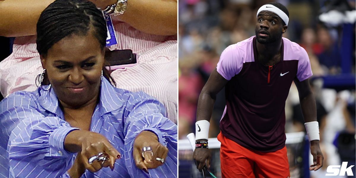 Michelle Obama gave a standing ovation to Frances Tiafoe for his US Open heroics