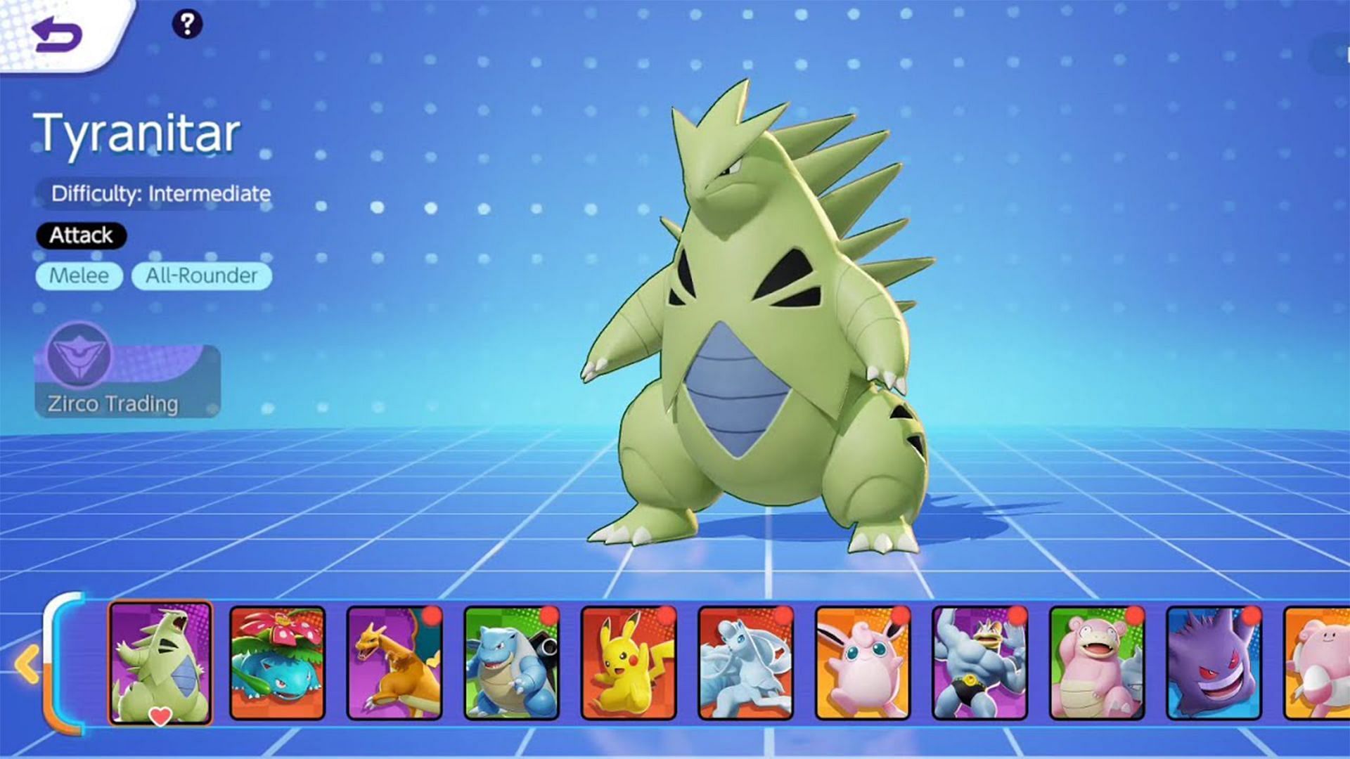 Tyranitar is easily the best all-rounder in the game (Image via TiMi Studios)