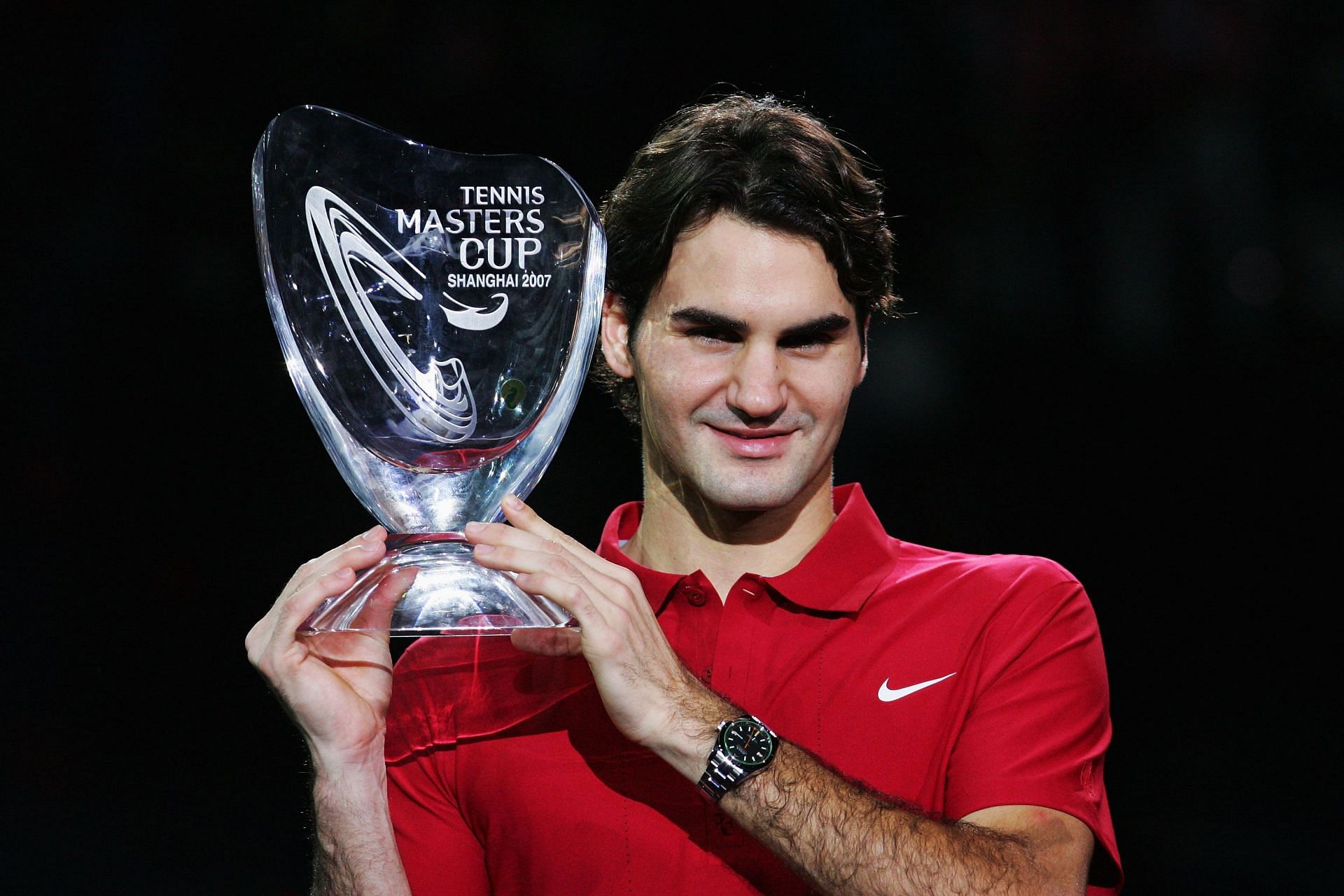 Roger Federer at the 2007 Tennis Masters Cup