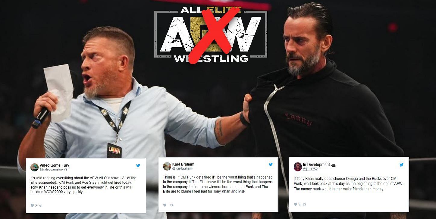 Aew S Cm Punk Future In Promotion Reacted To