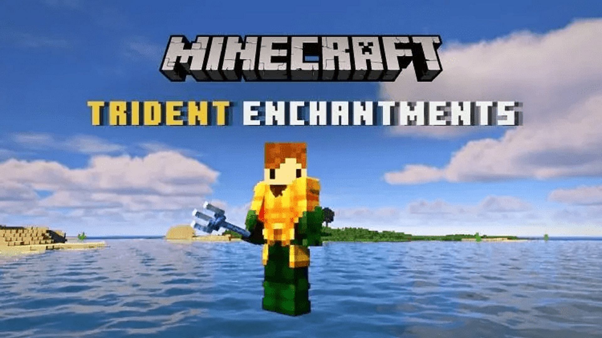 Tridents have many unique enchantments in Minecraft (Image via Mojang)