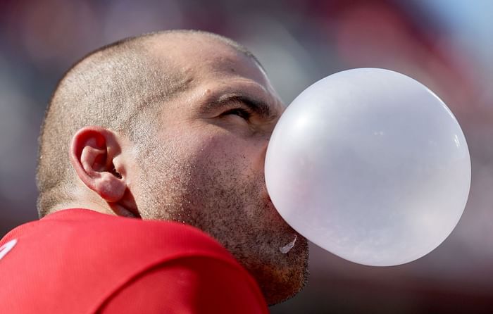 Ben Verlander on X: This is so awesome. Joey Votto (out for the season) is  walking around the stands at the @Reds game. He's hanging with fans, taking  selfies, signing autographs, and