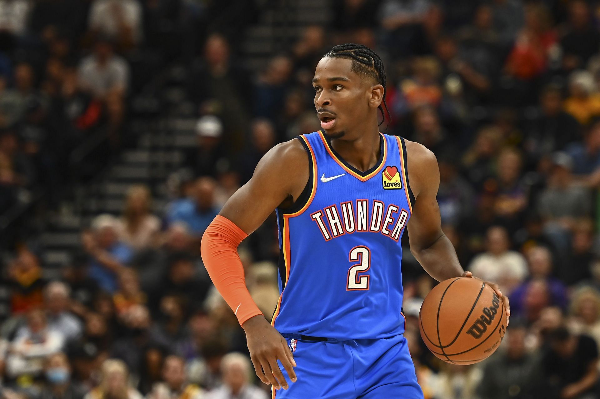 Shai Gilgeous-Alexander of the OKC Thunder is one of the best young players in the NBA.