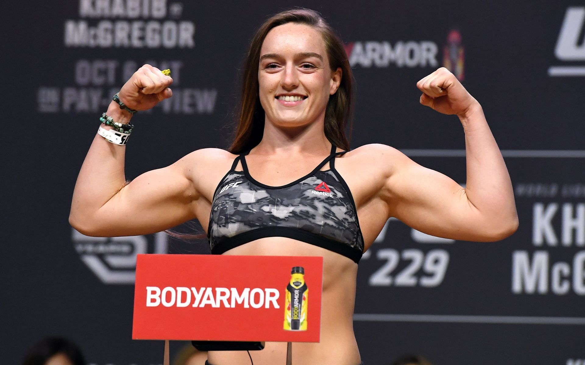 Aspen Ladd has competed at flyweight, bantamweight, and featherweight in her professional MMA career