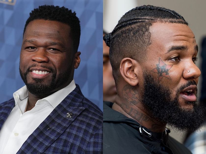 Super Bowl halftime show beef between rappers 50 Cent and The Game