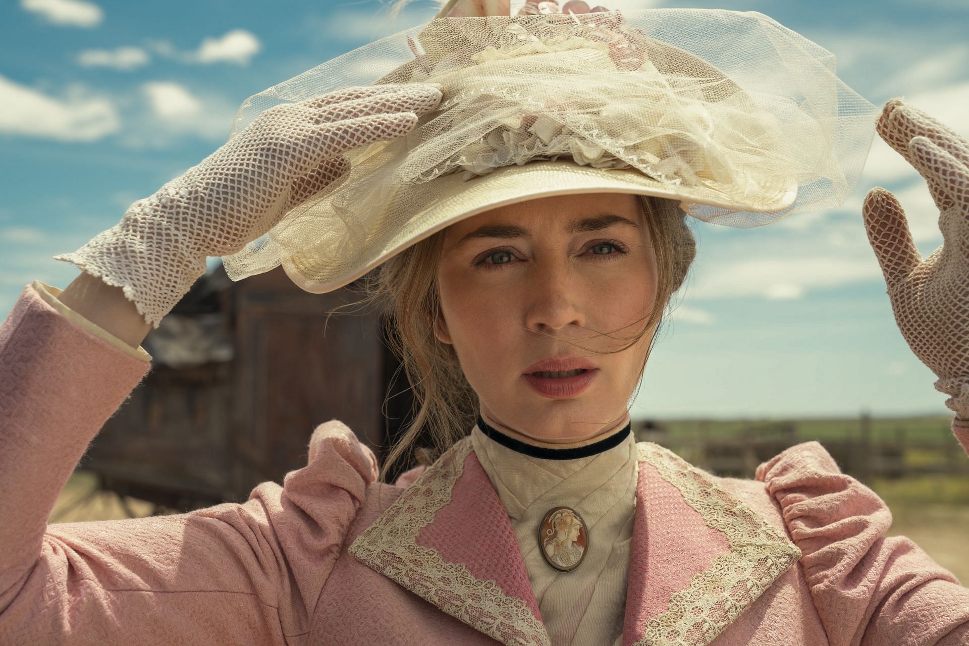 Emily Blunt in The English (Photo by Diego Lopez Calvin/Prime Video via IMDb)