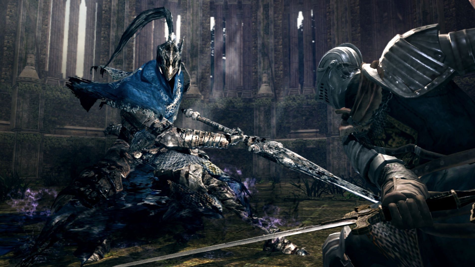 Knight Artorias as seen in the DLC (Image via FromSoftware)