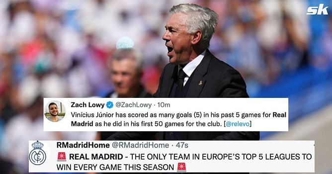 Twitter explodes as Real Madrid stage impressive comeback to secure 4-1 win against Mallorca