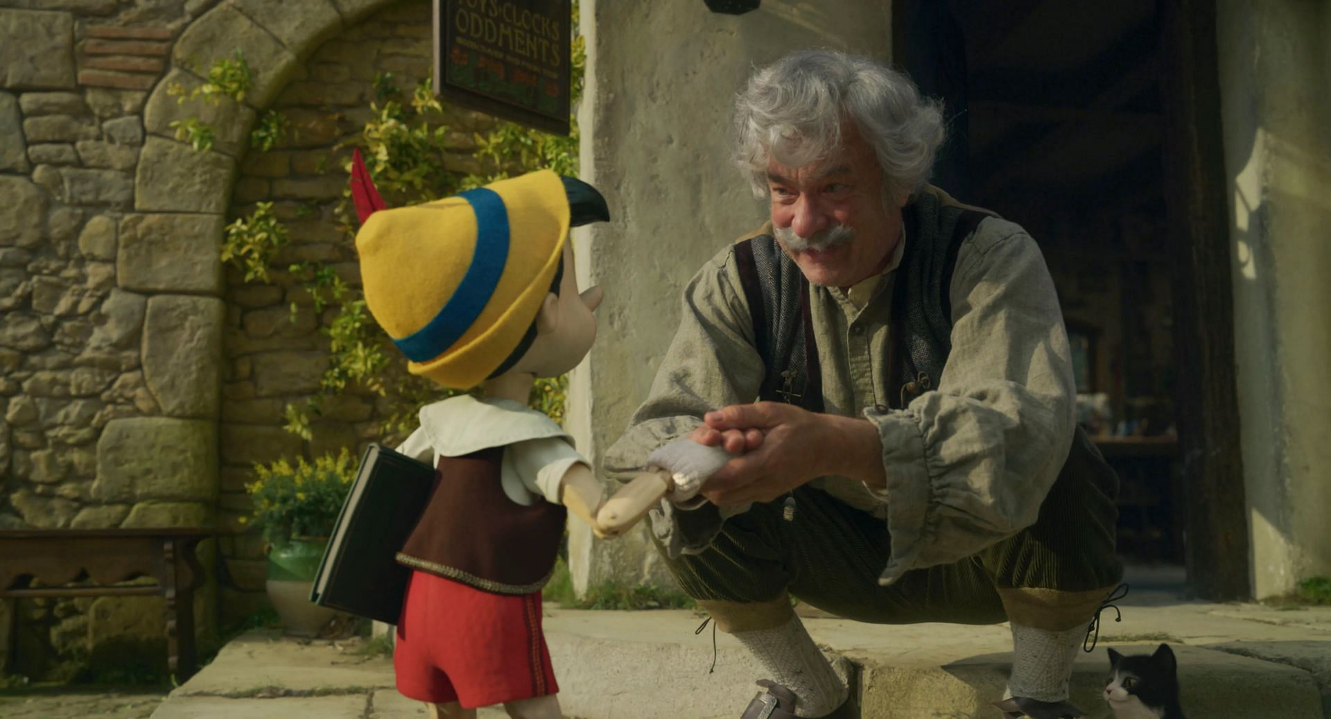 Hanks as Geppetto (Image via Disney)