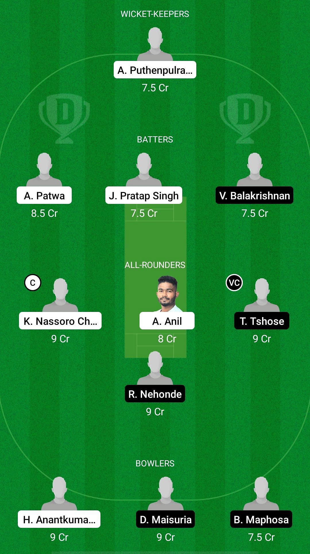 TAN vs BOT Dream11 Prediction Team, 2nd Semi-Final, Grand League