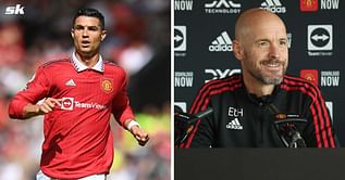 Manchester United boss Erik ten Hag provides witty response when asked if Cristiano Ronaldo would start against FC Sheriff