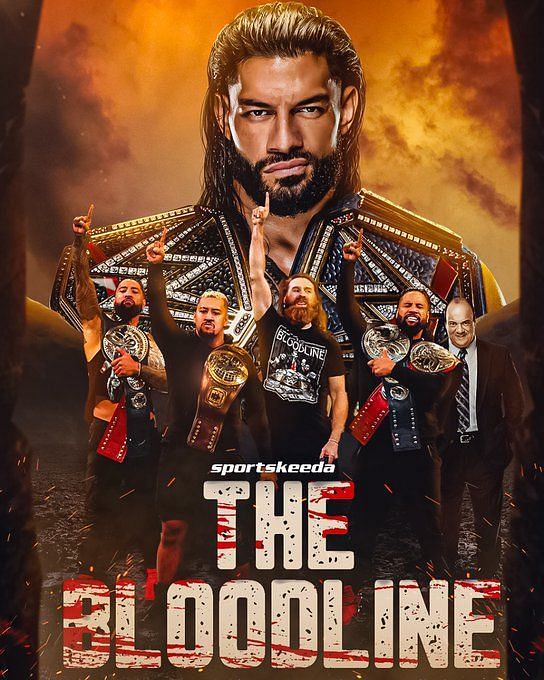 When did Roman Reigns and The Bloodline team up in WWE for the first time?