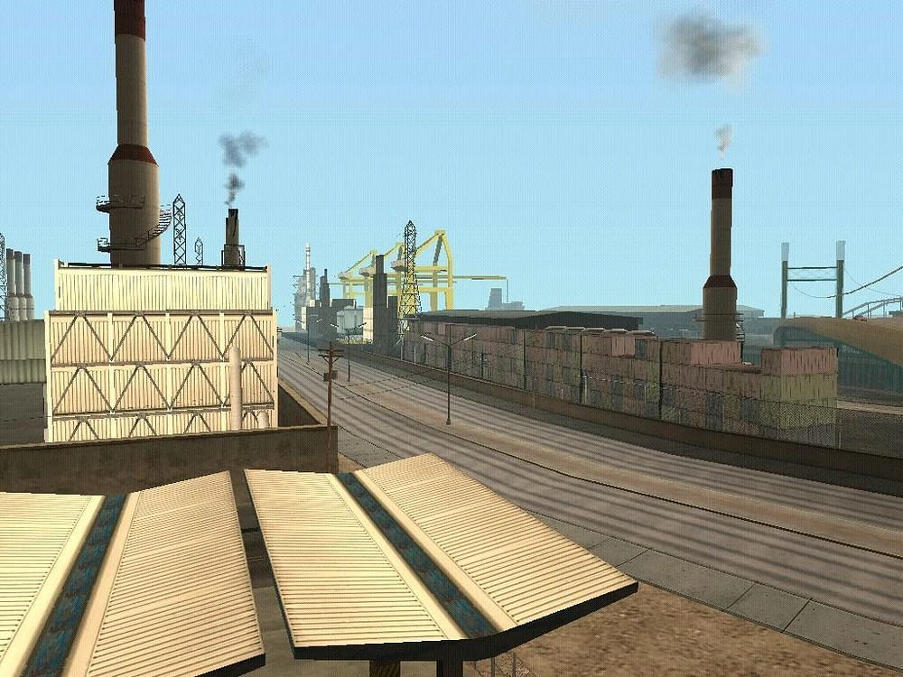 The Ocean docks in GTA San Andreas. (Image via GTA Fandom)