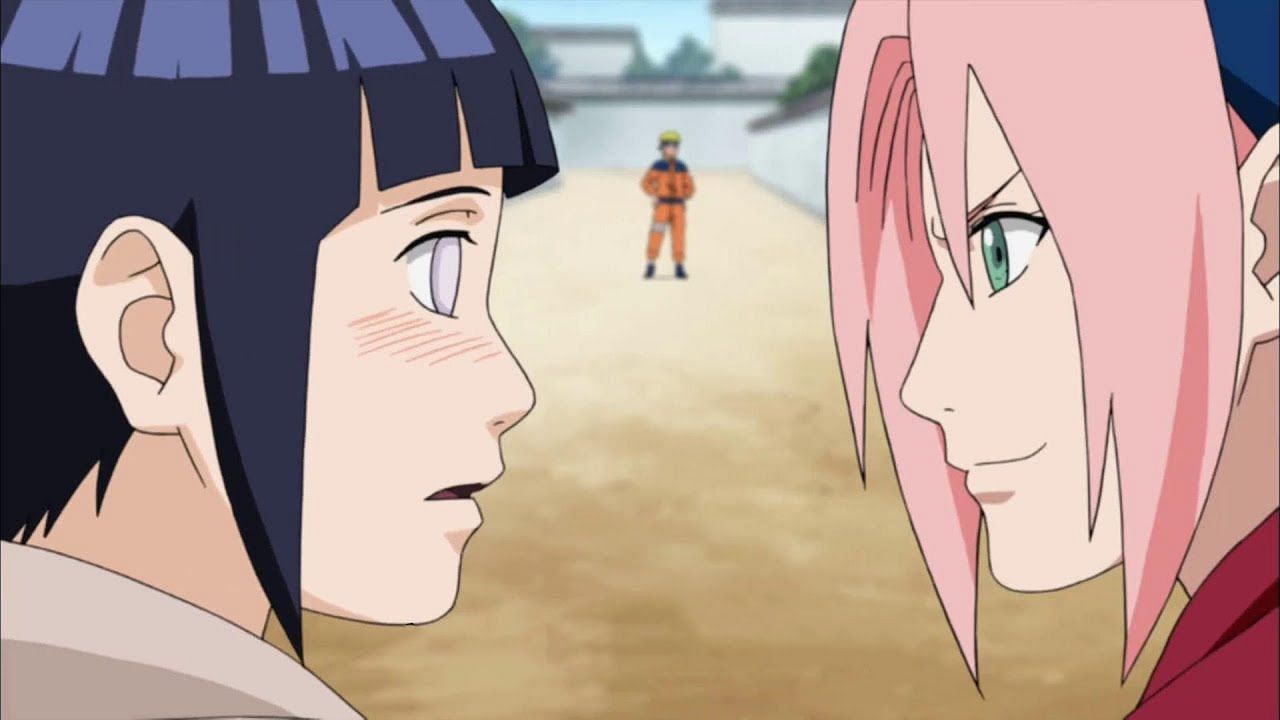 Hinata and Sakura from Naruto (Image via Studio Pierrot)