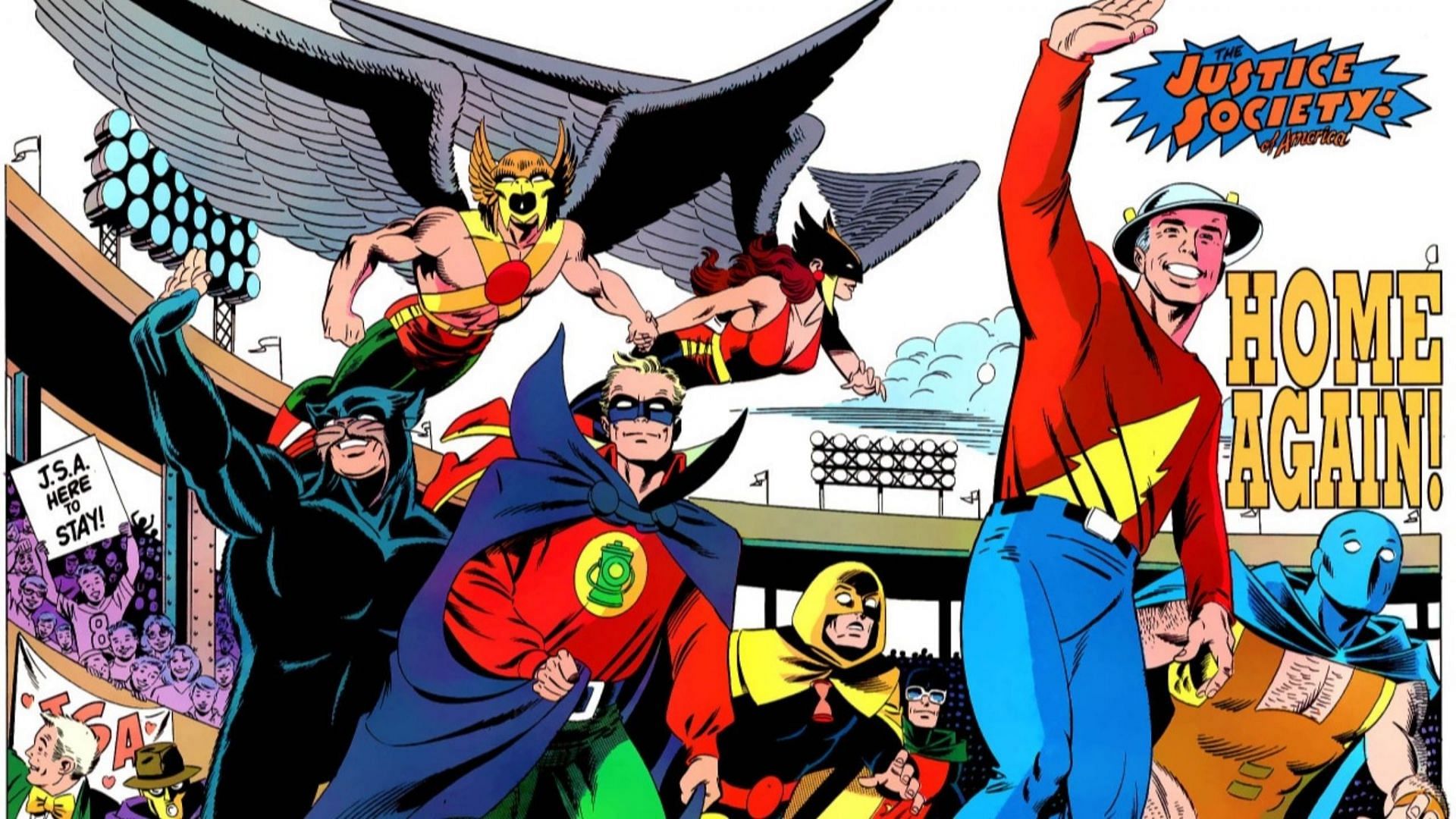 The Justice Society of America in the comics (Image via DC Comics)