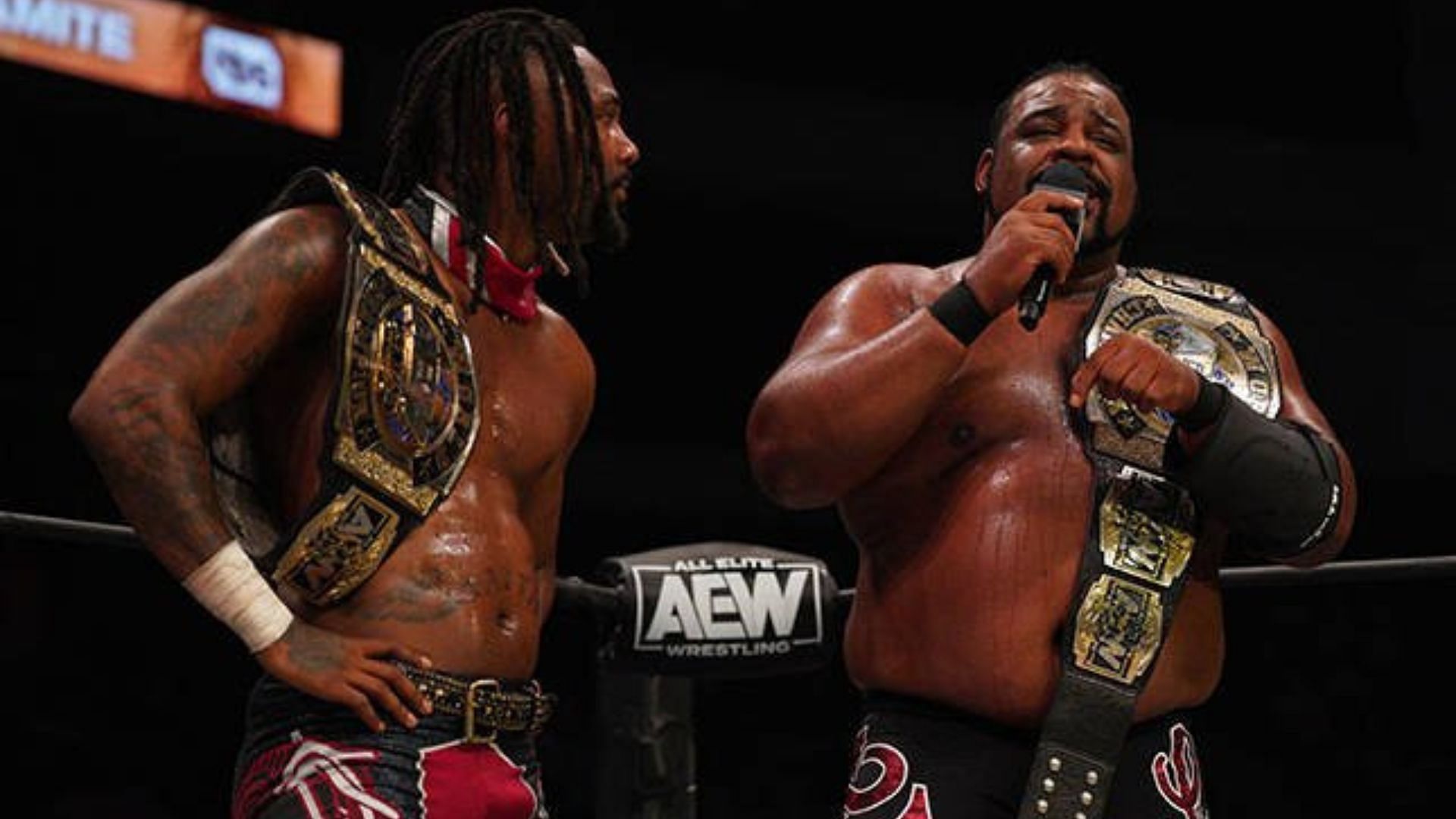 Swerve Strickland and Keith Lee are the reigning AEW World Tag team Champions