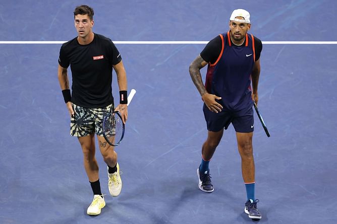"Honestly, I’d rather play doubles than practice" - Nick Kyrgios after winning 2022 US Open R1 alongside Thanasi Kokkinakis