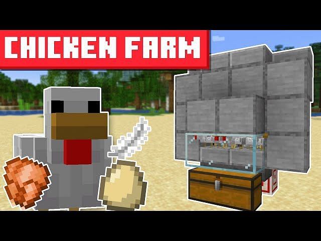 How to make an automatic chicken farm in Minecraft easily