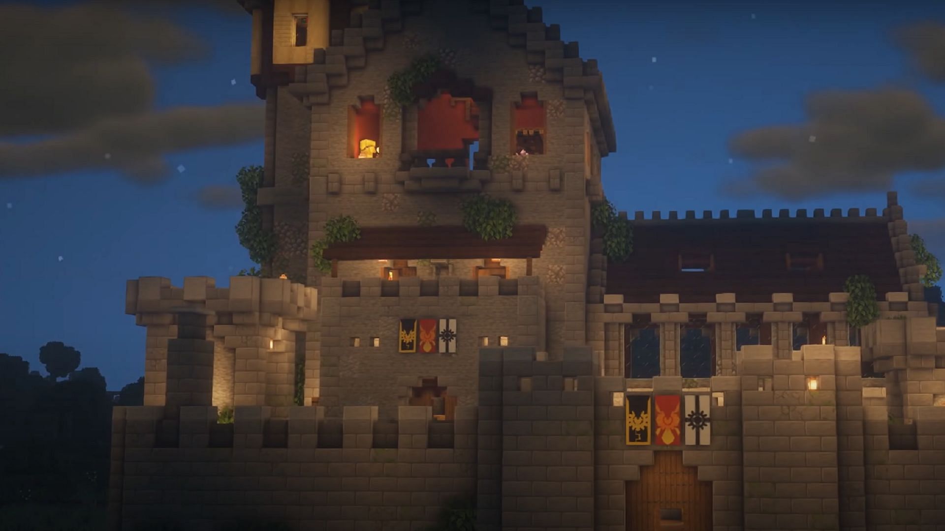Creating a Minecraft castle has plenty of factors to account for (Image via JINTUBE/Youtube)
