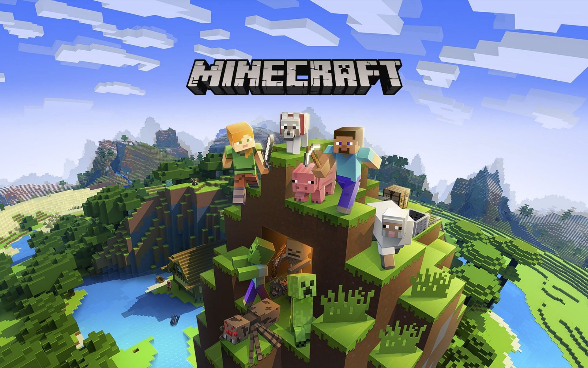 Minecraft can be played with multiple players (Image via Mojang)