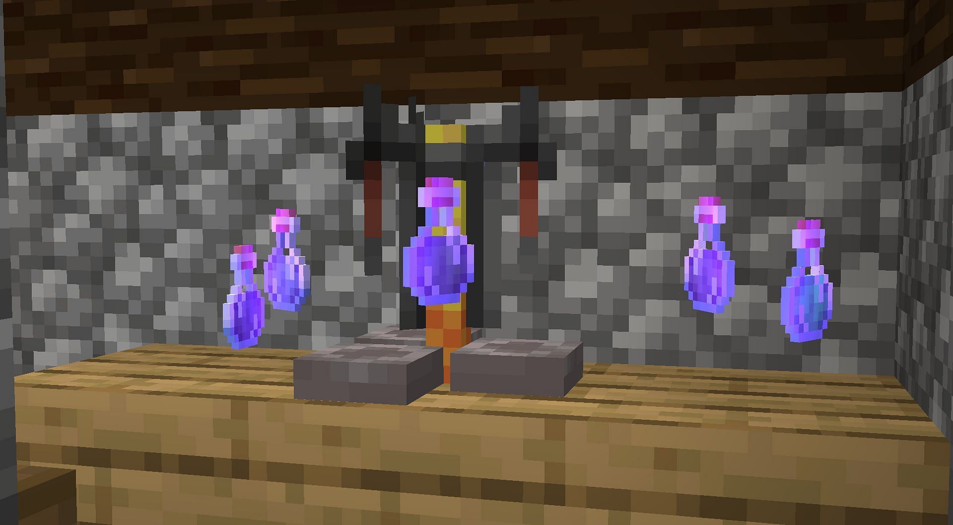 Some of the best potions to drink in Minecraft hardcore mode (Image via Mojang)