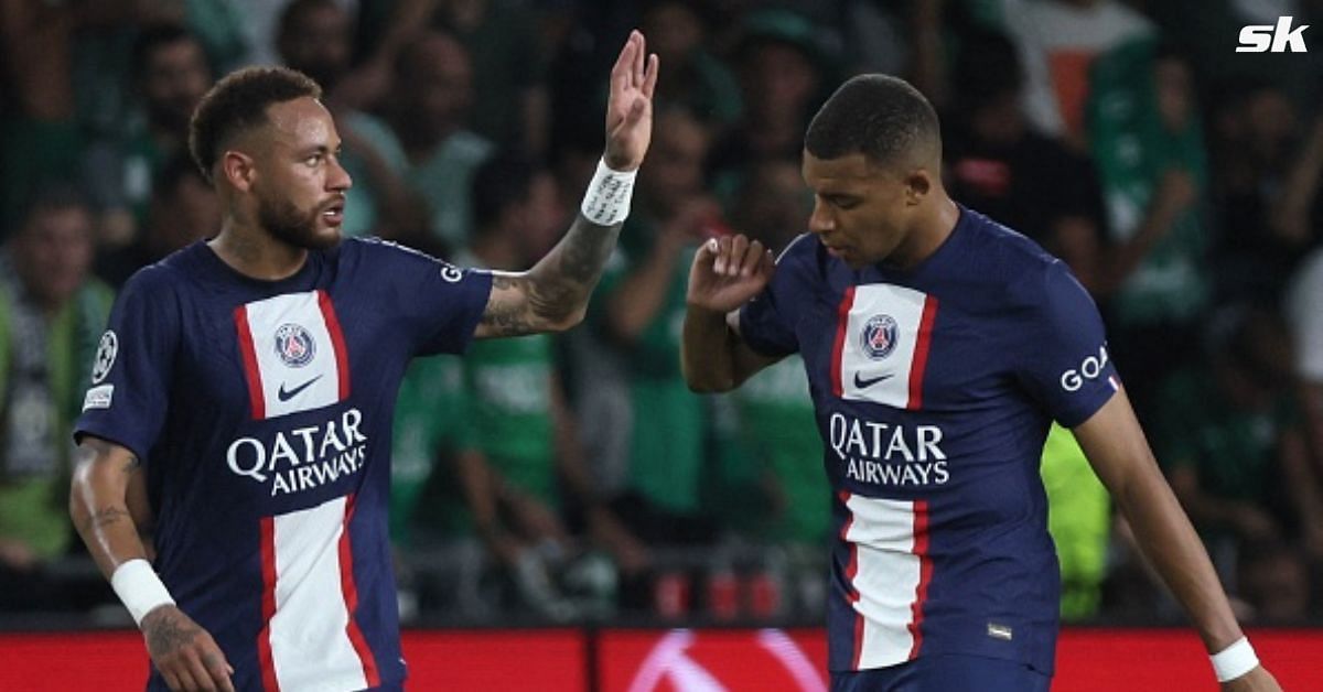 PSG duo - Neymar and Kylian Mbappe