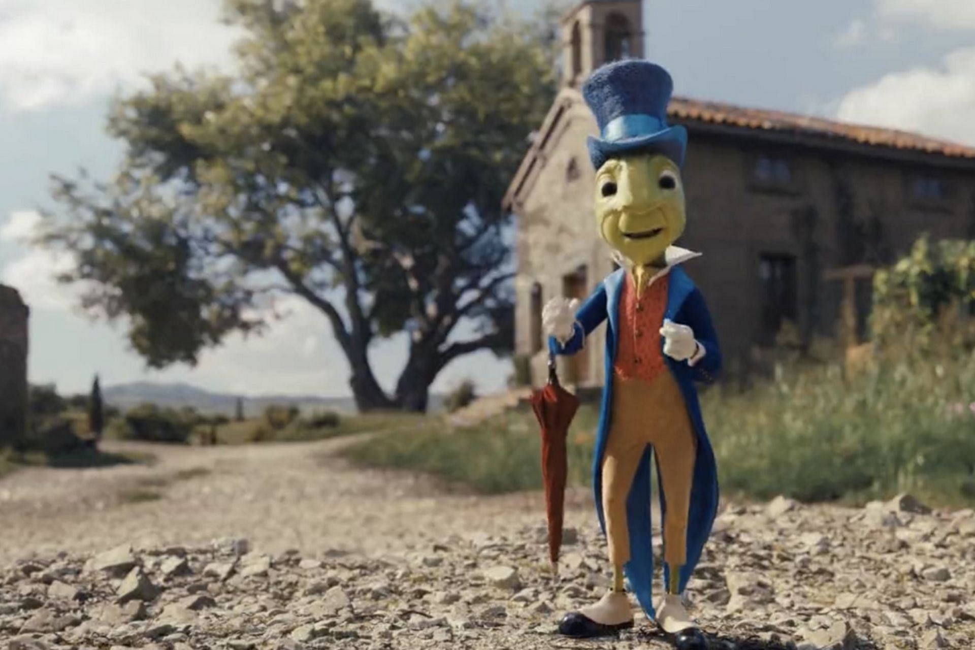 The character Jiminy Cricket in the film (Image via IMDb)