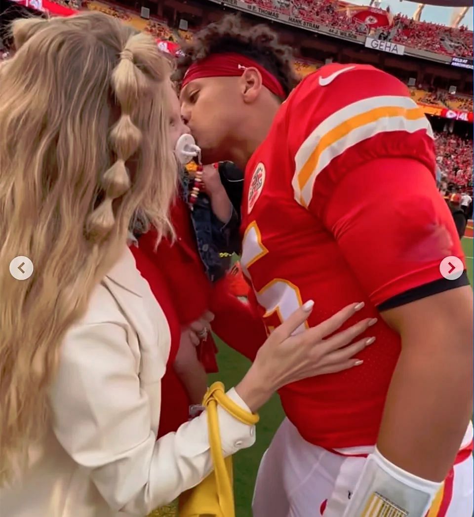 Brittany Mahomes and Kansas City Chiefs quarterback Patrick Mahonmes