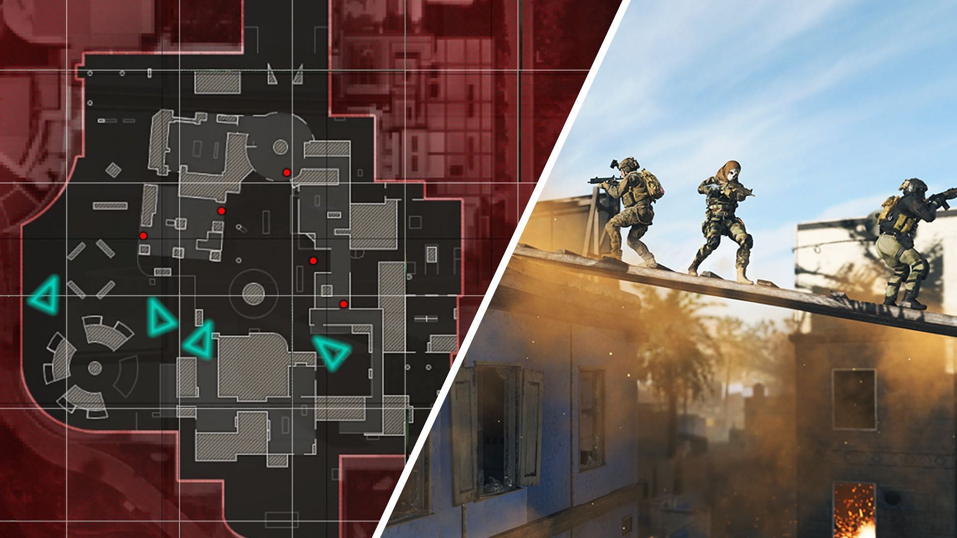 Classic minimap in Call of Duty (Image via Call of Duty and Modern Warfare 2019)