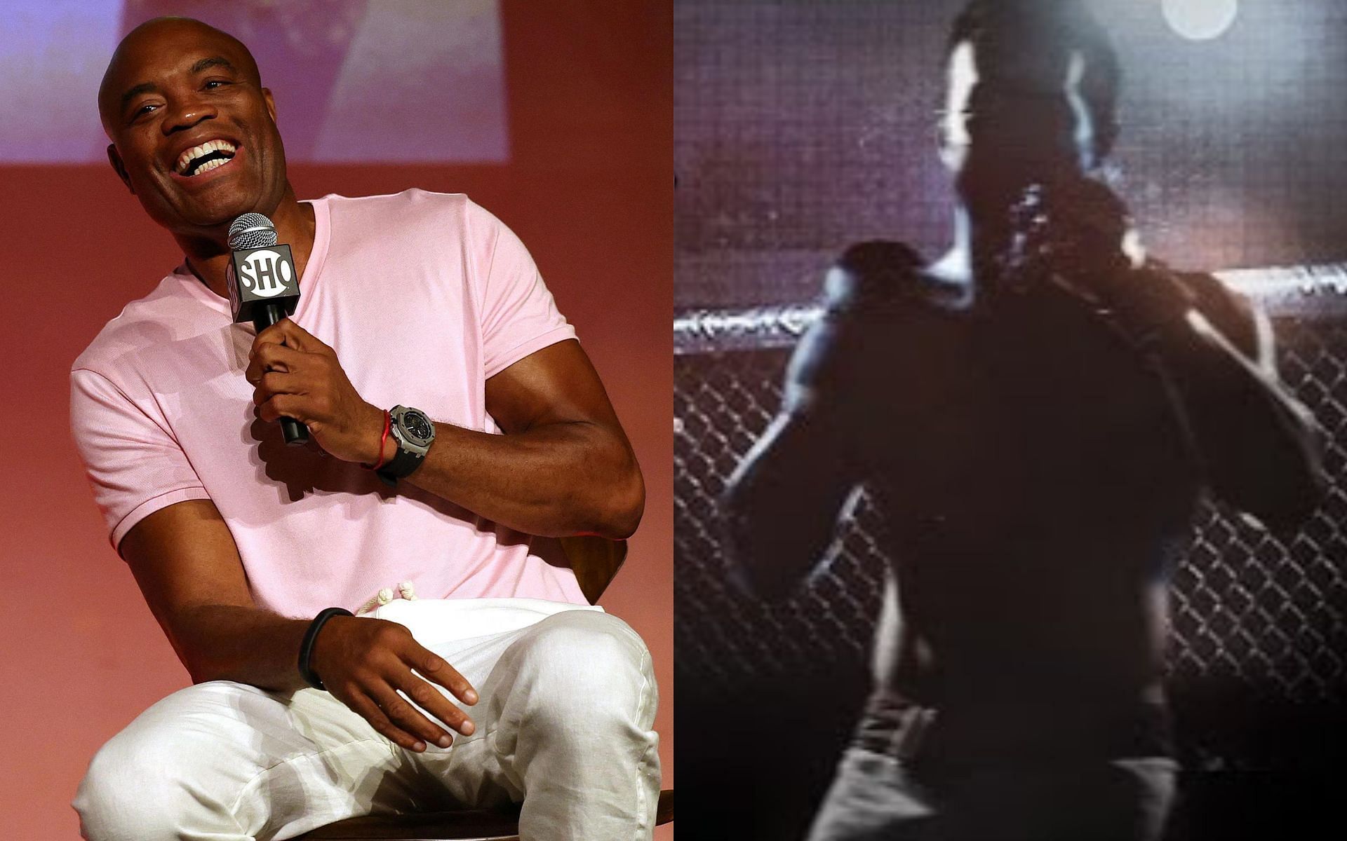 Anderson Silva reveals his MMA GOAT [Photo credit: EA Sports UFC World on YouTube]