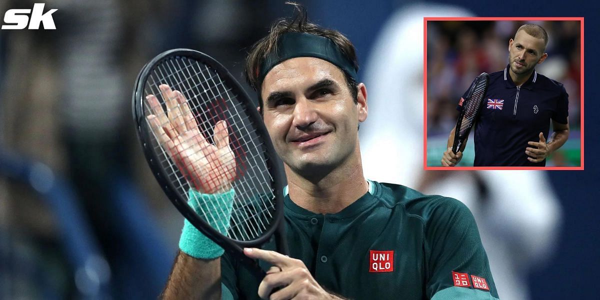 Dan Evans hailed Roger Federer