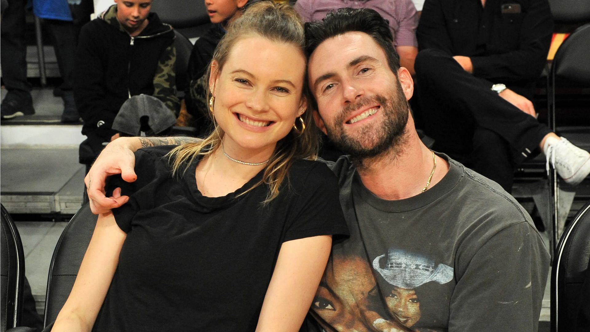 Behati Prinsloo and Adam Levine are already parents to two daughters. (Photo by Allen Berezovsky/Getty Images)