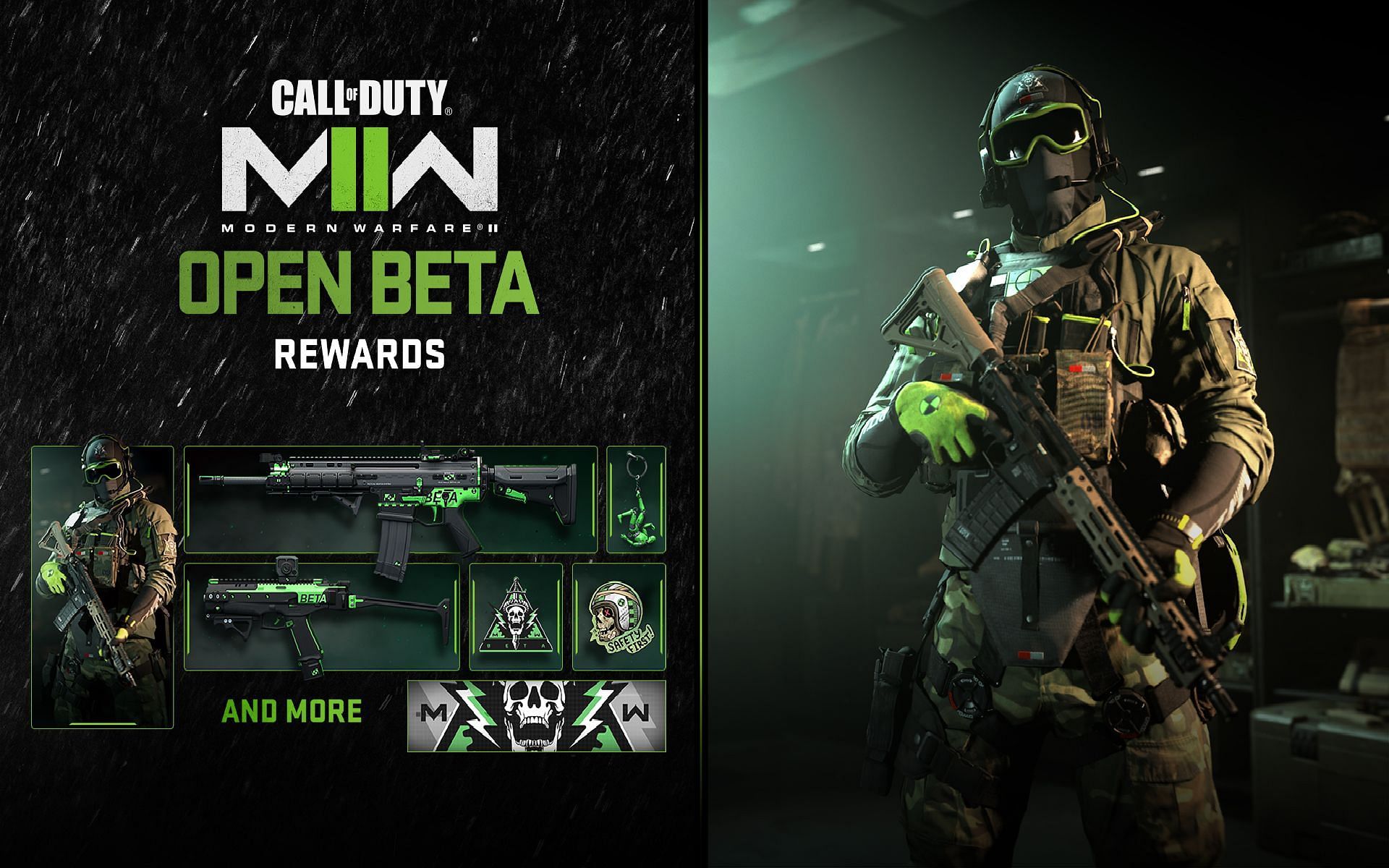 Modern Warfare 2 Open Beta Rewards (Image via Activision)