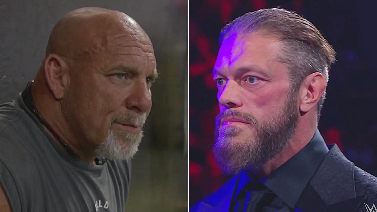 WWE Hall of Famers Goldberg and Edge